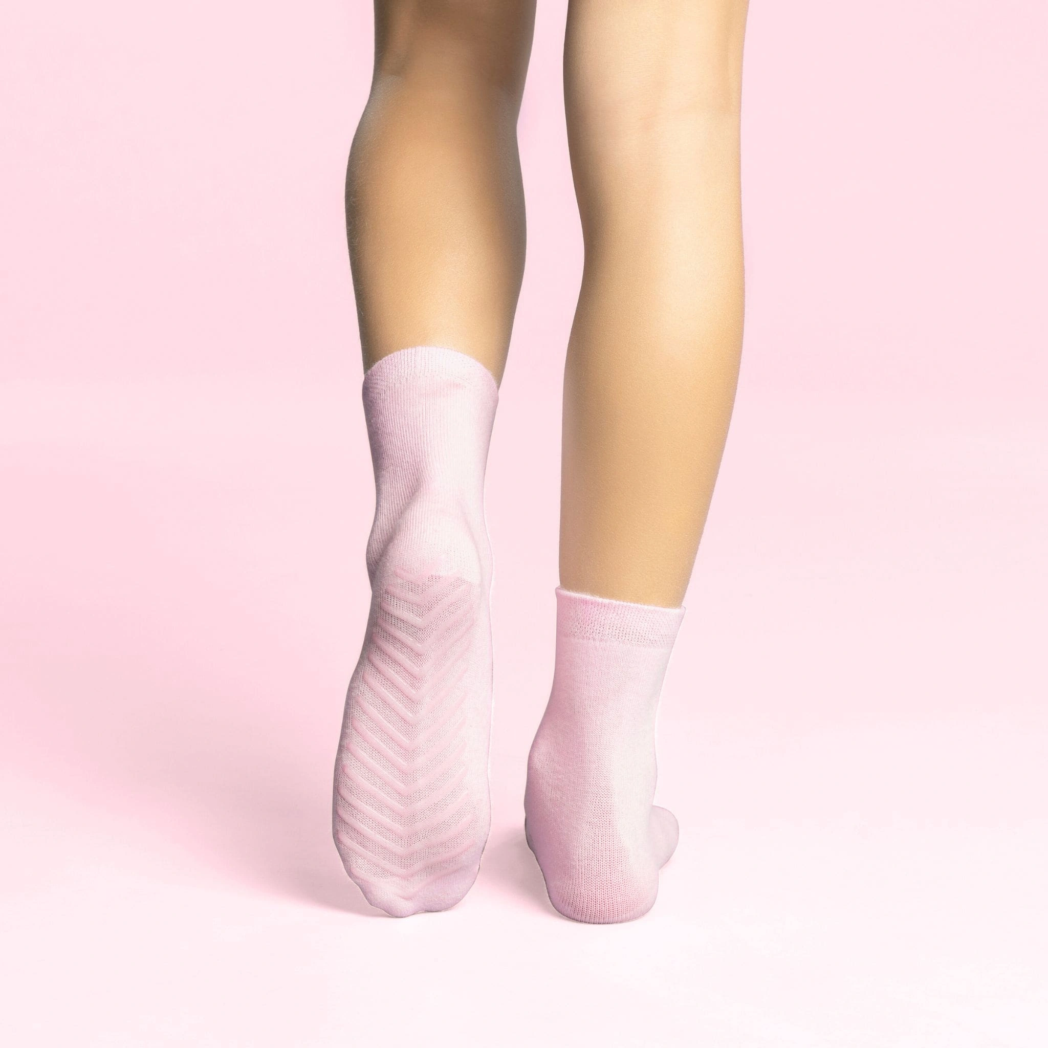 Cozy Grip Crew Socks for Little Feet 4 Pack